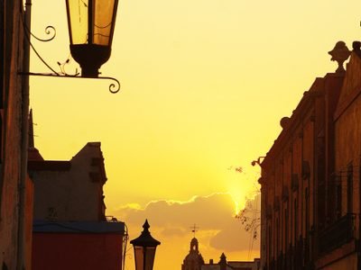Sunset in Queretaro, San Luis de Potosi - Mexico